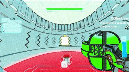 gif of doom-like shooter game zoom player using movement abilities